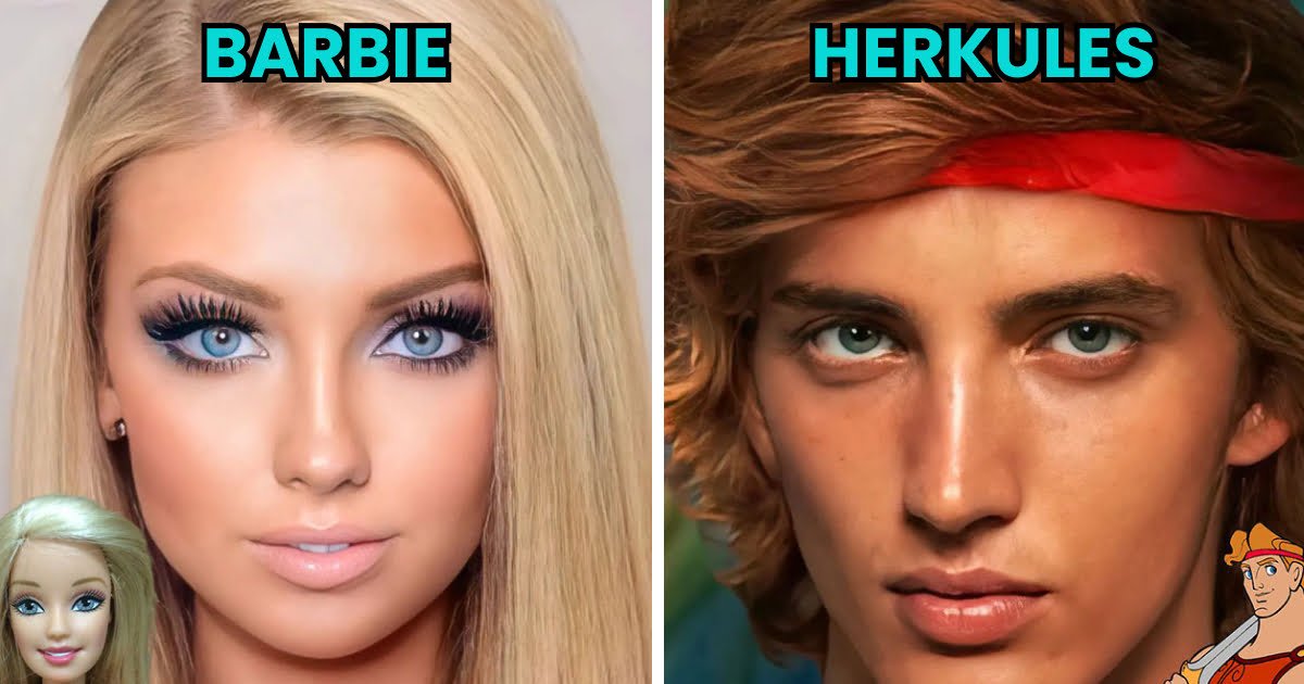 Read more about the article Zobacz, jak 20 popularnych postaci z kreskówek wyglądałoby w prawdziwym życiu