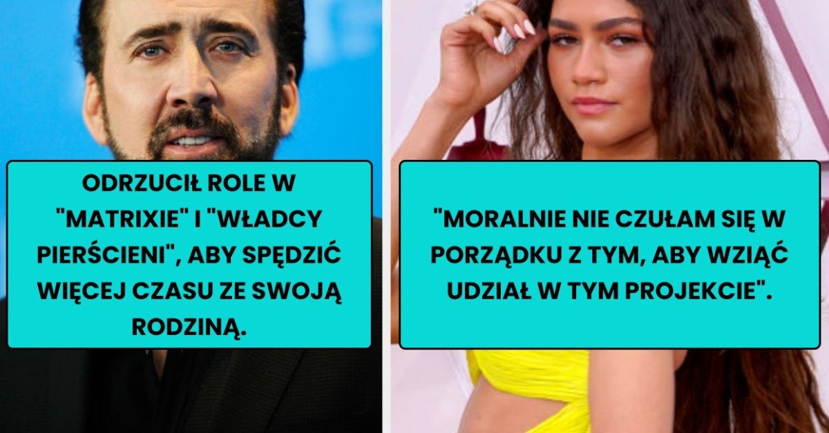 Read more about the article 15 aktorów i ich ważne powody, dla których odrzucili obiecujące role